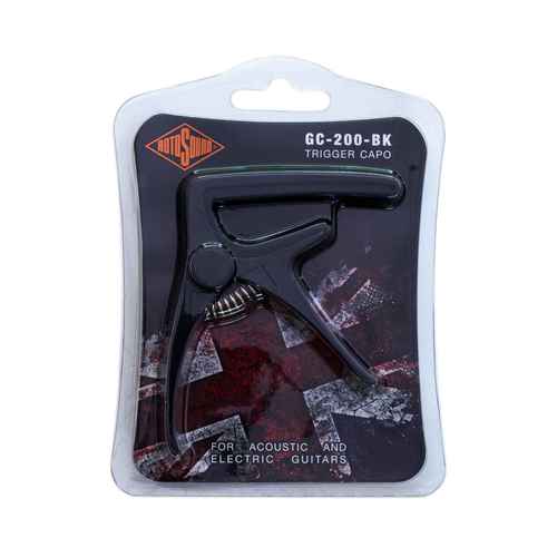 קאפו טריגר לגיטרה אקוסטית / חשמלית שחור ROTOSOUND GC-200-BK