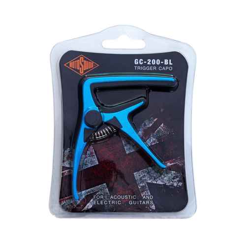 קאפו טריגר לגיטרה אקוסטית / חשמלית כחול ROTOSOUND GC-200-BL