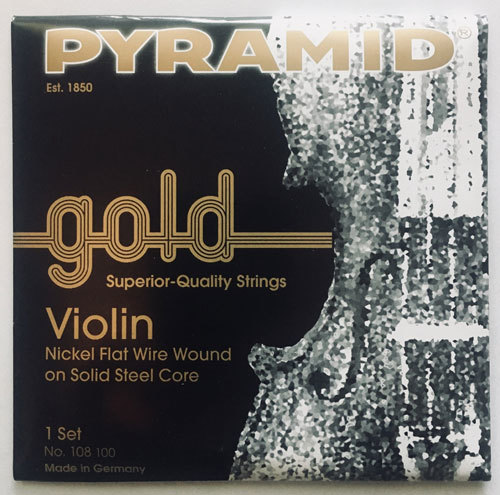 סט מיתרים לכינור 4/4 PYRAMID 108-100 Violin steel Pyramid-Gold