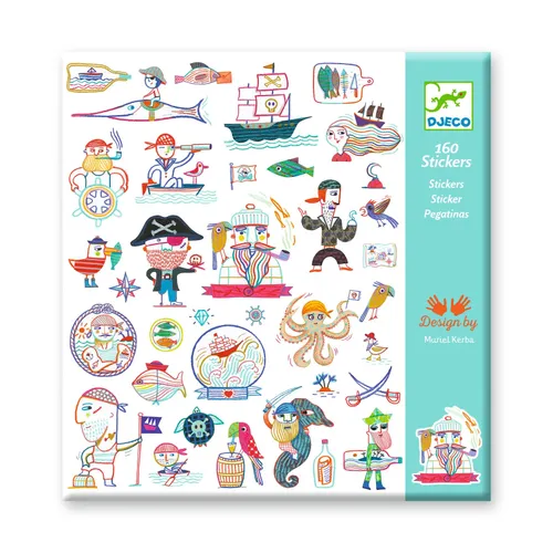 יצירה 160 מדבקות - התקפת הפיראטים