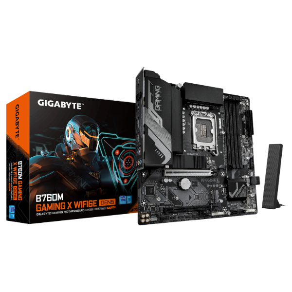 לוח אם Gigabyte B760M G X WF6E GEN5 DDR5 Micro-ATX 2.5GB Lan