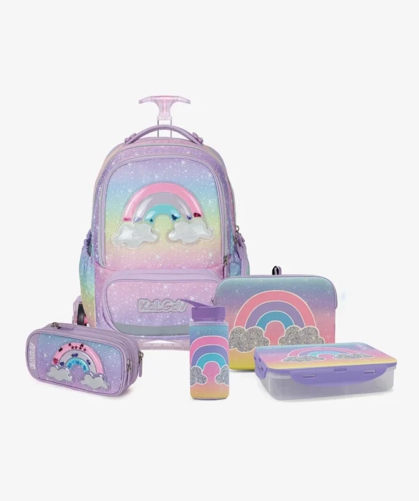 המארז המושלם קל גב TROLLEY Rainbow קשת וענן