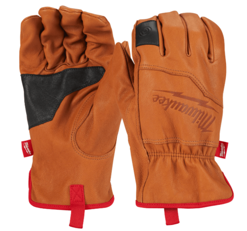 כפפות עבודה מעור Milwaukee Leather Gloves מידה 10 XL עור עיזים דגם 4932478125