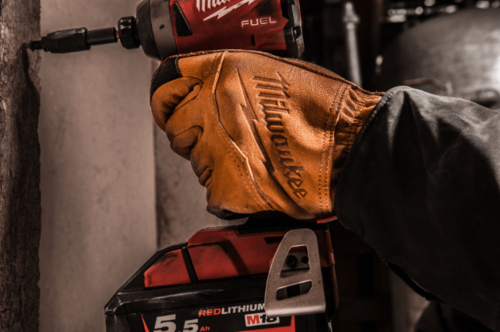 כפפות עבודה מעור Milwaukee Leather Gloves מידה 10 XL עור עיזים דגם 4932478125