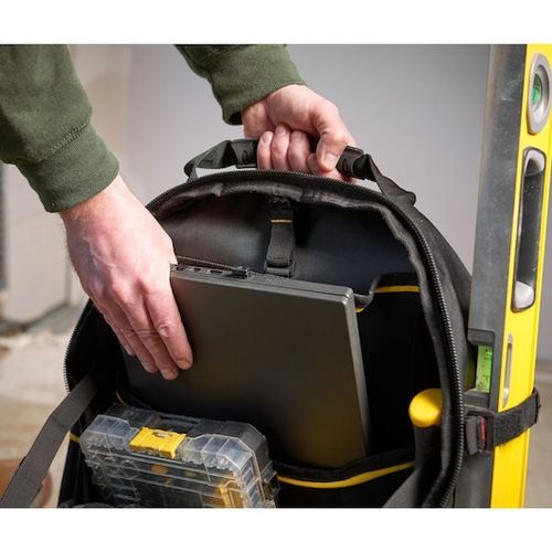 תיק גב לטכנאי מקצועי + תא מחשב דגם STANLEY FATMAX 1-95-611 סטנלי