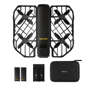 HOVERAir X1 ProMAX – באנדל רחפן חכם לצילום אישי + 3 סוללות חכמות + תחנת טעינה + תיק אחסון