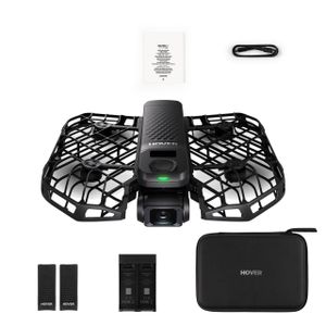 HOVERAir X1 Pro Combo – באנדל רחפן חכם לצילום אישי + 3 סוללות חכמות + תחנת טעינה + תיק אחסון