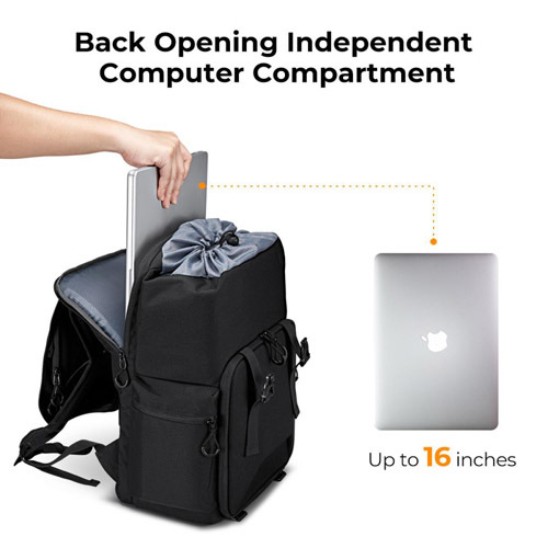 תיק גב לצילום מקצועי K F Concept Camera Backpack 25L