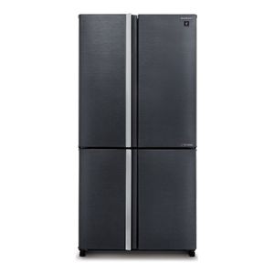 SJ-9260SL מקרר 4 דלתות עם מקפיא תחתון דלתות בגוון נירוסטה מושחרת