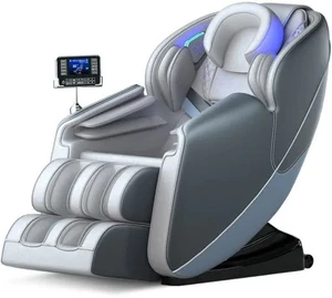 כורסת עיסוי דגם Z5 Platinum מבית Medics Care - צבע אפור כהה ובהיר