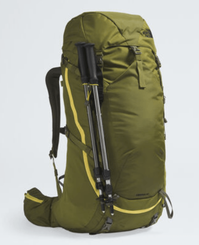 תרמיל 65 ליטר TERRA זית יער מבית דה נורט פייט THE NORTH FACE