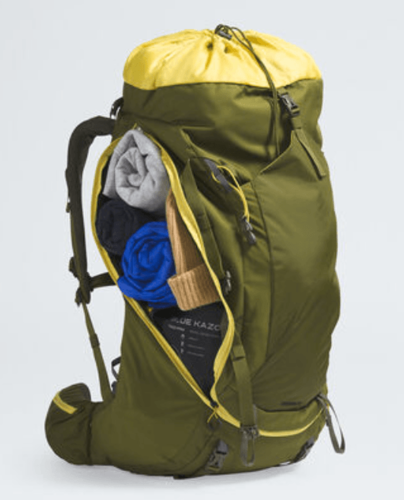 תרמיל 65 ליטר TERRA זית יער מבית דה נורט פייט THE NORTH FACE