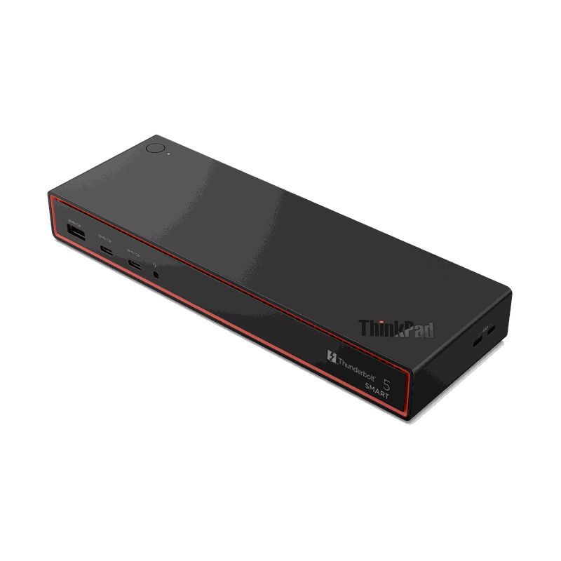 תחנת עגינה Lenovo ThinkPad Thunderbolt 5 Smart Dock 40BA0265IS - 8K / 4 מסכים / PD 180W / 2.5GbE