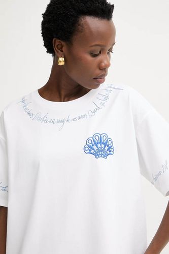 TWINSET Embroidered shell-patch T-shirt 