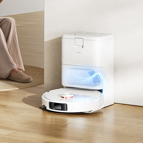 שואב אבק שוטף רובוטי Xiaomi Robot Vacuum H50 Pro שיאומי עם תחנת עגינה Omni | יבואן רשמי