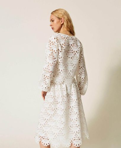 Macramé midi skirt