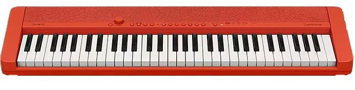 פסנתר חשמלי Casio CT-S1 בצבע אדום