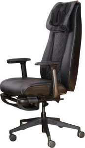 כיסא עיסוי משרדי נטען דגם Q8 Ultimate Comfort מבית Medics Care | צבע שחור 