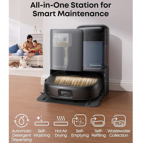 שואב רובוטי שוטף eufy E25 Omni