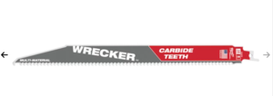 להב מסור חרב להריסה Wrecker Sawzall Milwaukee - 48475243