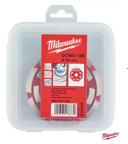 כוס יהלום להשחזה/ליטוש בטון Milwaukee -  4932451185