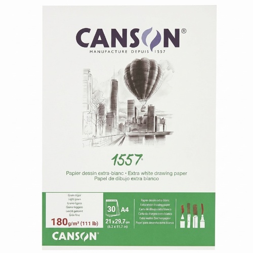 בלוק רישום 180 גר 30 דף- Canson 1557 A4