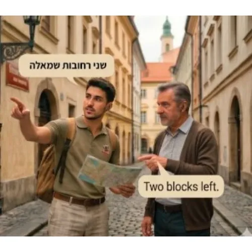 אוזניות אלחוטיות מתרגמות CORAL Amigo AI ANC TWS - צבע שחור