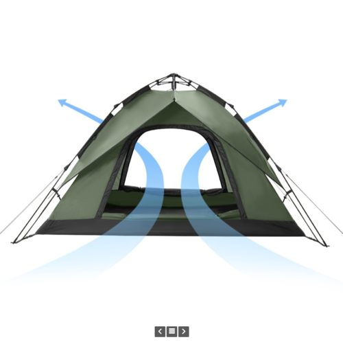 אוהל בן רגע ל 4 אנשים פתיחה מהירה NATUREHIKE TENT דגם NH21ZP008
