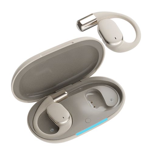 אוזניות אלחוטיות קורל CORAL Ows TWS BT Nude - צבע קרם