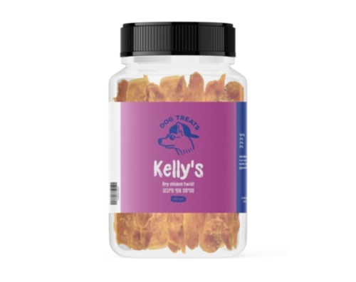 KELLY'S מארז חיסכון בקופסא בטעם טוויסט עוף מיובש 400 גרם