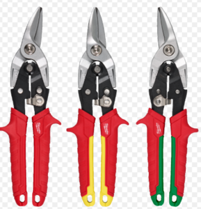 סט 3 מספרי פח תעופתיים Milwaukee - 4932499020