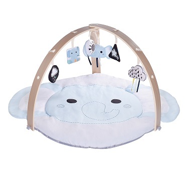 אוניברסיטה ומשטח פעילות מעץ לתינוק דגם פיל Elephant Wooden Activity Gym