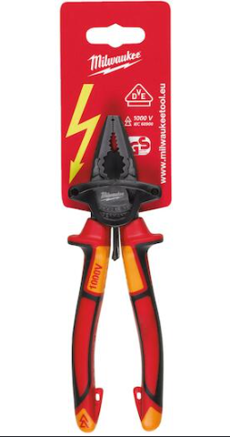 פלייר קומבינציה מבודד VDE 180 מ״מ Milwaukee -  4932464572