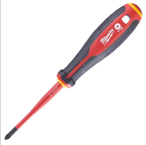 מברג חשמלאים מבודד VDE 1000V Milwaukee -405846485290