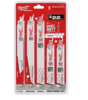 סט 5 להבי מסור חרב Sawzall Milwaukee -  4874205