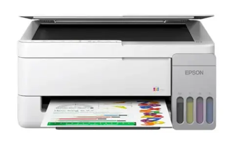 מדפסת הזרקת דיו משולבת Epson Eco Tank L3356 צבע לבן