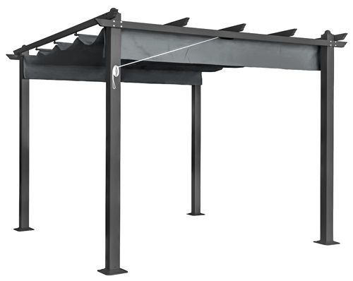 פרגולה מפוארת אלומיניום 3X3 דגם קיסר Garden Top