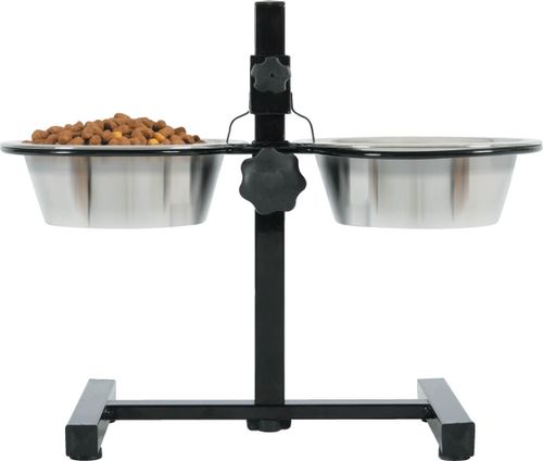 זולוקס מתקן האכלה מוגבה ומתכוונן לכלבים ADJUSTABL STAND + 2 BOWLS 1,5L