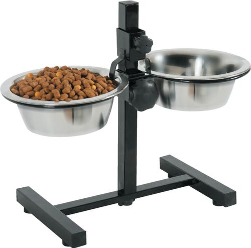 זולוקס מתקן האכלה מוגבה ומתכוונן לכלבים ADJUSTABL STAND + 2 BOWLS 1,5L