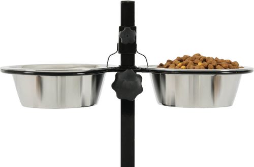 זולוקס מתקן האכלה מוגבה ומתכוונן לכלבים ADJUSTABL STAND + 2 BOWLS 1,5L