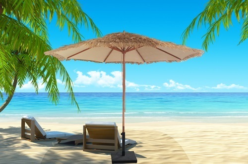 שמשיה בעיצוב קש עגולה 3 מטר PLAYA