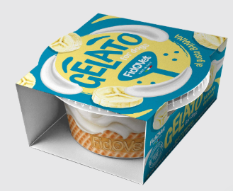 פידו פט גלידה לכלבים בטעם בננה 40 גרם - Fidovet Gelato for Dogs Banana Ice Cream
