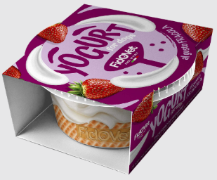 פידו פט יוגורט לכלבים בטעם תות 25 גרם - Fidovet Strawberry Yogurt for Dogs