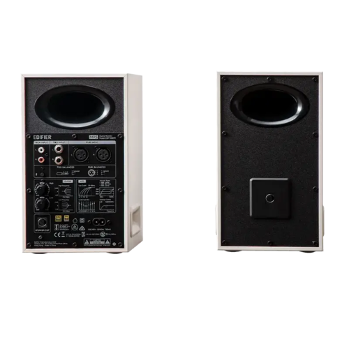 רמקול Edifier MR5 - Tri-amped Powered Studio Monitor Speakers (White) EDF100099w 