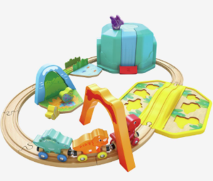 סט רכבת דינוזאורים (כולל סוללה) – HAPE