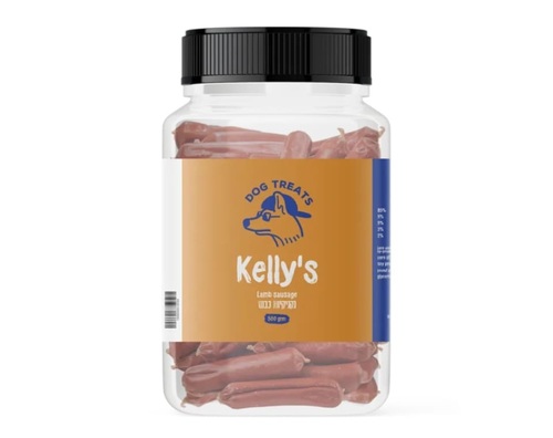 KELLY'S מארז חיסכון בקופסא בטעם נקניקיות כבש 400 גרם