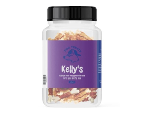 KELLY'S מארז חיסכון קופסא בטעם עצם קלציום עטוף ברו 400 גרם