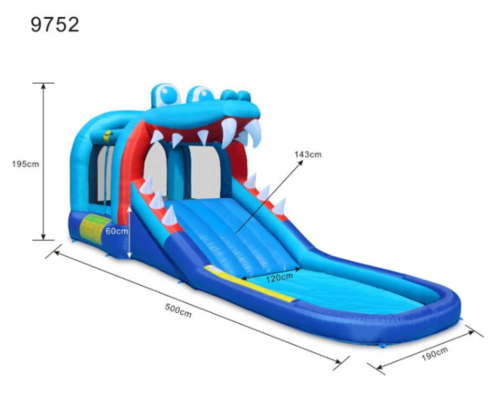 פארק הקרוקודיל קפיצה וספלאש...חדש ל26 דגם 9752 אחריות 12 חודשים בלעדי להפיהופ