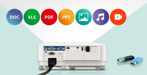 מקרן חכם BenQ EX605 XGA 4000lms 