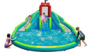 טירת פארק המים דגם 9784 כולל 2 תותחי מים חדש ל26 אחריות 12 חודשים בלעדי להפיהופ